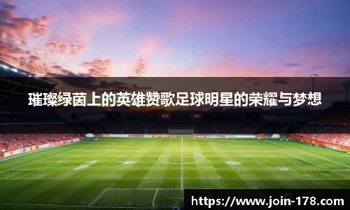 璀璨绿茵上的英雄赞歌足球明星的荣耀与梦想